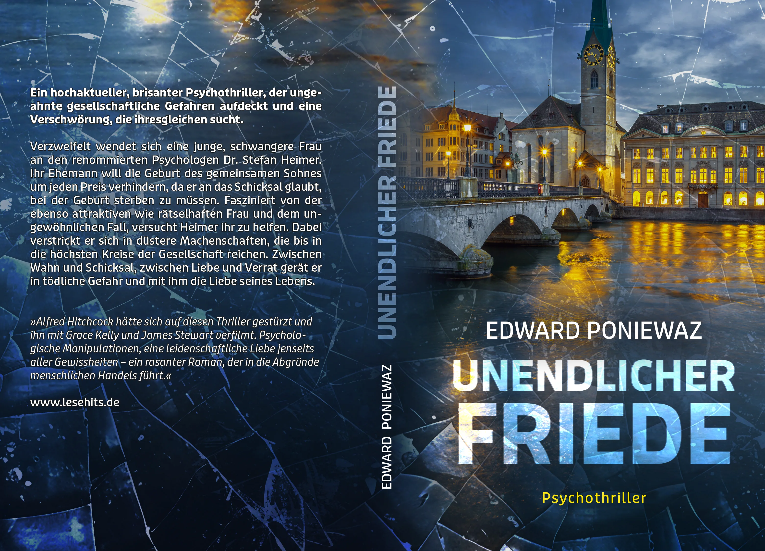 Buchumschlag - Unendlicher Friede - Edward Poniewaz